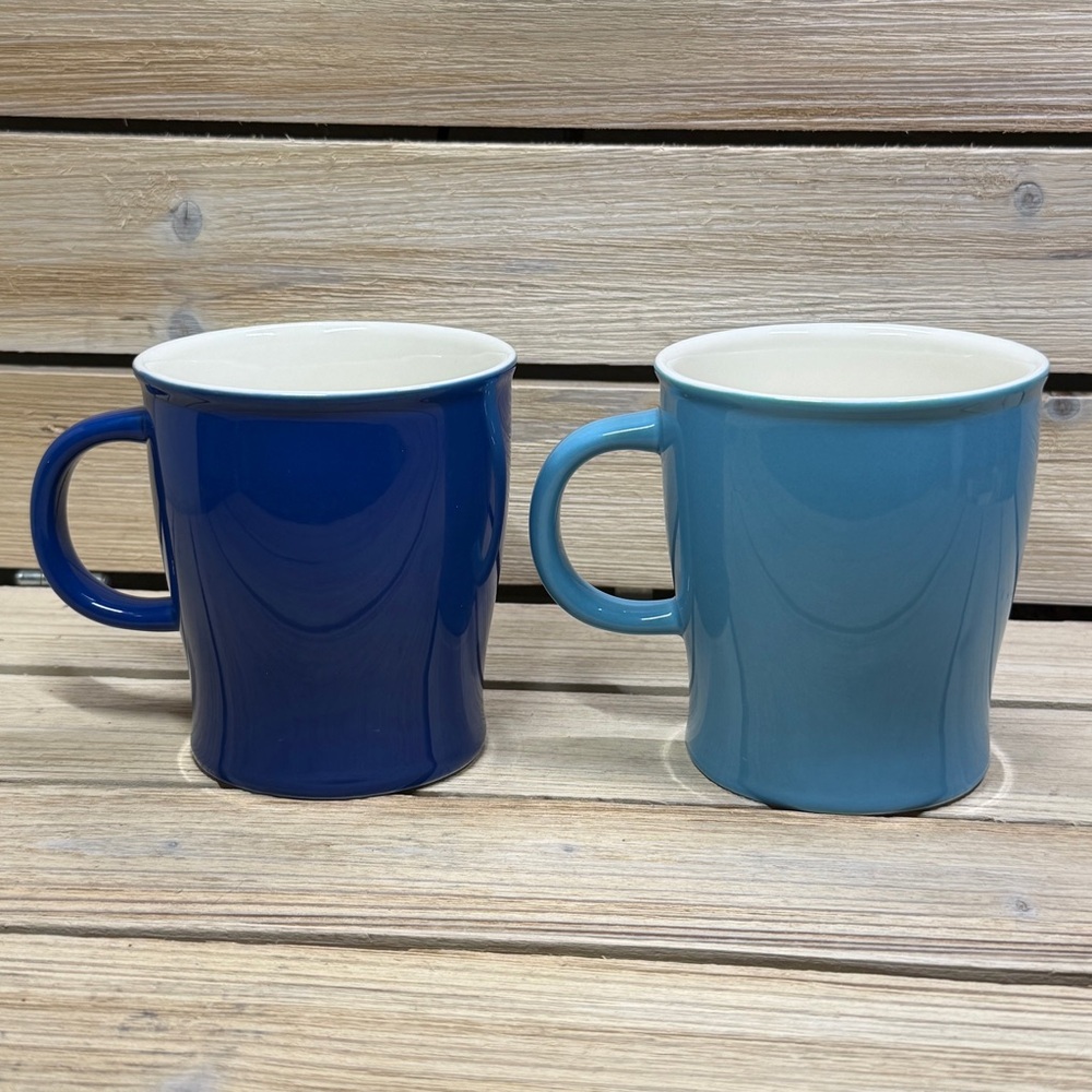Starbucks Blue Mugs - Set of 2 - Picture 2 of 8